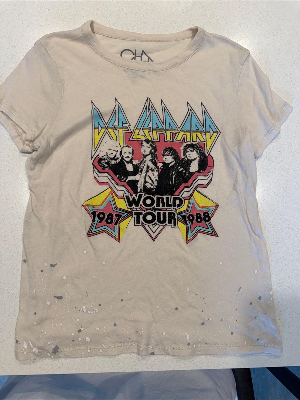 Chaser Deff Leppard T Shirt Size Medium